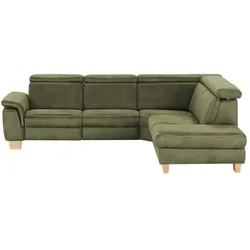 Kollektion Kraft Ecksofa  Beata ¦ grün ¦ Maße (cm): B: 270 H: 80 T: 233