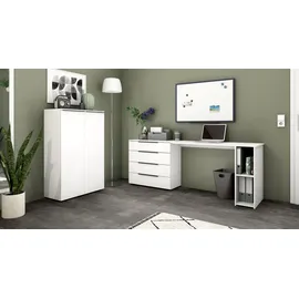 borchardt Möbel Schreibtisch Tom Weiß