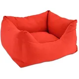 Nayeco Quadratisches Kinderbett (verschiedene Farben: Rot/blau) 59x50x20cm