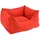 Nayeco Quadratisches Bett One Size Rot