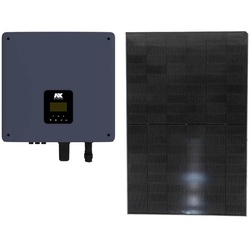 a-TroniX 3,7kWp 0% MwSt §12 III UstG PV-Komplettanlage mit Glas Glas Modulen ohn…