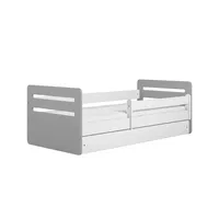 Raumhirsch furniture Kinderbett, Grau, Holzwerkstoff, Holzwerkstoff, 1 Schubladen, 80x180