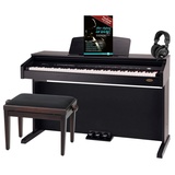 Classic Cantabile DP-210 RH E-Piano Set inkl. Bank, Kopfhörer Schule