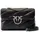 PINKO Love Puff Classic Umhängetasche Leder Grau/Black/Silver