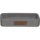 Sealskin Seifenschale Pierra, Polyresin, grau, 361870114