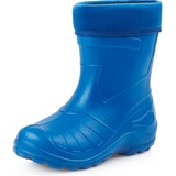 Ladeheid Gummistiefel Kinder federleichte und wasserdichte Eva Thermo Regenstiefel Gummistiefel gefüttert KL050 (Blau, 33 EU)