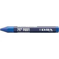 Lyra Pet Förster/Sign.Kreide blau L.120mm D.12mm 6eckig papiert LYRA