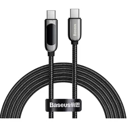 Baseus Display Kabel, USB Type-C - USB Type-C, 100W, schwarz, 2m