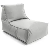 mokebo Sitzsack für Kinder Erwachsene Der Sundowner Bean Bag mit Füllung oder Liege in Grau