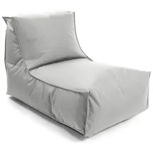 mokebo Sitzsack für Kinder Erwachsene Der Sundowner Bean Bag mit Füllung oder Liege in Grau