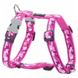 Red Dingo Style Camouflage Hundegeschirr - Fuchsia - 25-39 cm