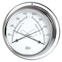 Barigo Thermometer Hygrometer Comfortmeter Chrom Regatta 984cr
