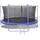 vidaXL Trampolin-Set 396 cm Blau