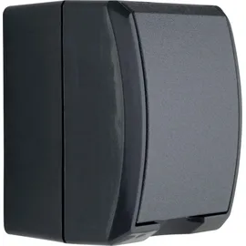 REV Ritter REV AquaForm, Steckdose - Feuchtraum, IP44 einpolig, Aufputz, anthrazit