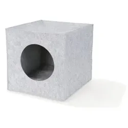 FIT+FUN Filzhöhle für Regale grau