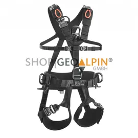 Edelrid Vertic Triple Lock Auffanggurt Schwarz