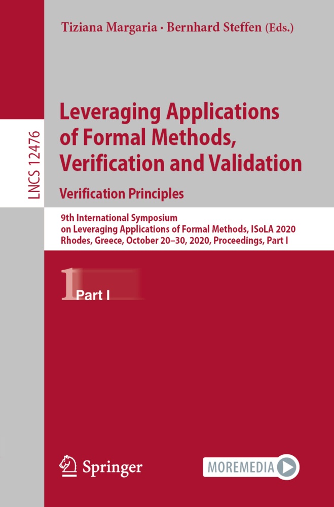Leveraging Applications Of Formal Methods  Verification And Validation: Verification Principles  Kartoniert (TB)