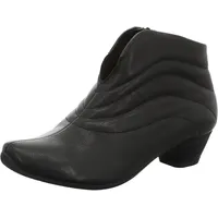 THINK! AIDA leder gefütterte nachhaltige nachhaltige Stiefelette, SCHWARZ, 38.5 EU