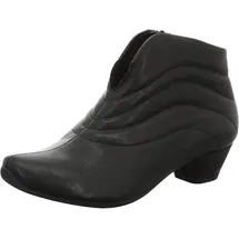 THINK! AIDA leder gefütterte nachhaltige nachhaltige Stiefelette, SCHWARZ, 38.5 EU