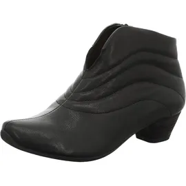 THINK! AIDA leder gefütterte nachhaltige nachhaltige Stiefelette, SCHWARZ, 38.5 EU