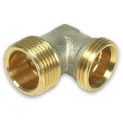 Schraubfitting mit 1'' EK (Eurokonusanschluss), 90° Winkel mit AG (Ausführung: 1''AG - 1''EK)