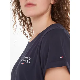 Tommy Hilfiger Uw0uw04525 Kurzarm-T-Shirt Desert Sky XL