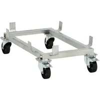 Cemo GmbH Lenkrollengestell Metall 100 Liter verzinkt
