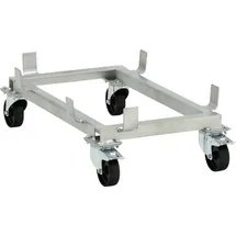 Cemo GmbH Lenkrollengestell Metall 100 Liter verzinkt