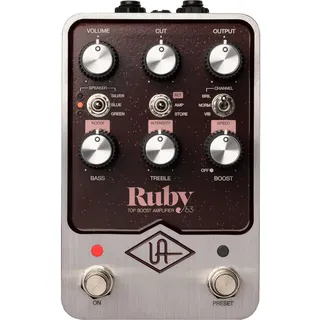 UNIVERSAL AUDIO UAFX Ruby '63 Top Boost Amplifier