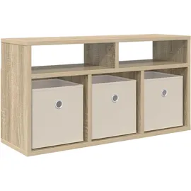 vidaXL Lowboard 72 x 22,5 x 38 cm Braun Holz