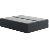 home collective Boxspringbett 160 x 200 cm H3 Anthrazit