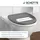 Schütte WC-Sitz Offline grau