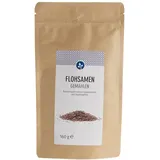 Flohsamen gemahlen Pulver