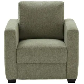 bobb Relaxsessel Lisa de Luxe Flachgewebe 85 x 90 x 93 cm Grün