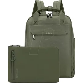 Golla Set aus Rucksack und Laptop-Sleeve 13'' Zoll, Grün 76465