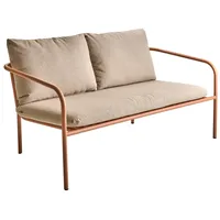 Brafab Gartensofa Bendt mit Kissen, Peach