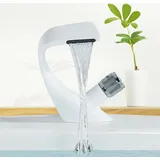 Waschtisch Armatur Wasserfall Bad Einhand Wasserhahn Mischbatterie Waschbecken