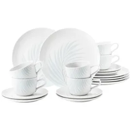 SELTMANN WEIDEN Liberty Kaffeeservice 18-tlg. mediterranean blau/weiß
