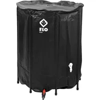 Flo-Pak Regentonne Faltbar 500 l) Schwarz - Schwarz