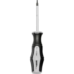 WGB Schraubendreher Torx - Schraubenzieher TX10 Länge 75mm mit 2K-Griff, Stahl