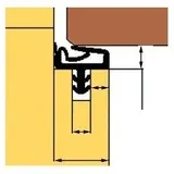 TRELLEBORG Zimmertürdichtung L3030 (TSP-Flex) 100 Stück