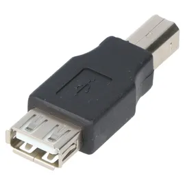 goobay USB-A auf USB-B Adapter Schwarz