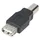 goobay USB-A auf USB-B Adapter Schwarz