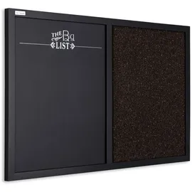 ALLboards Kombinations-Tafel 60 x 40 cm Schwarz