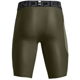 Under Armour HeatGear Armour Funktionsshorts Grün/Weiß XS