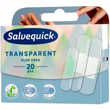 Salvequick – Transparent Aloe Vera Wundkompresse mit Effekt Displayschutzfolie – 20 Stück