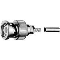 Telegärtner 100023359 100023359 BNC-Steckverbinder Stecker, gerade 50Ω 1St.