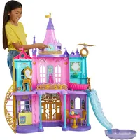 Mattel Disney Prinzessin Puppenhaus Schloss 3 Etagen, 10 Spielbereiche,