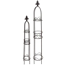 Hti-Living Rankgitter 2er Set  schwarz