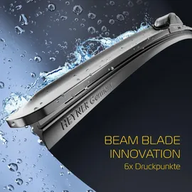 Heyner HEYNER® Scheibenwischer komp. mit RENAULT MEGANE E-TECH (11.2021 - 12.2025) HYBRID Flachbalkenwischer